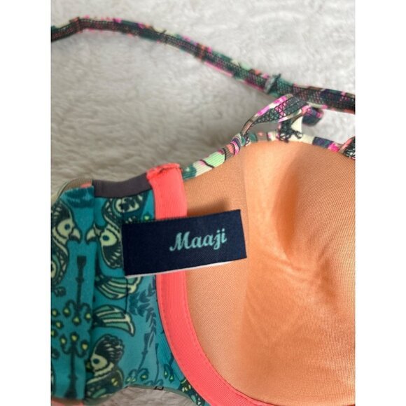 Maaji Smokey Perlino Bikini Top Size Small - Picture 6 of 10